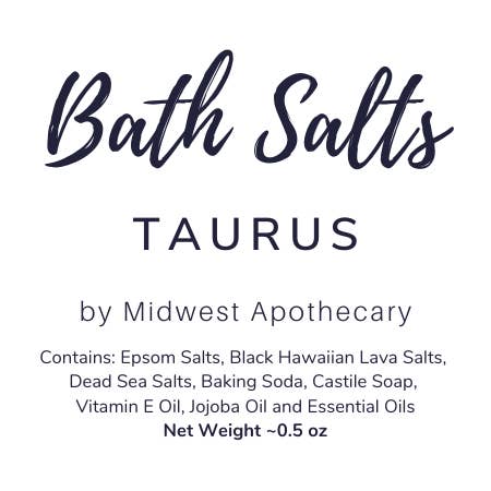 Midwest Apothecary - Wholesale Bath Salts - Bath Salt Packets | Zodiac Collection | Customer Gift1