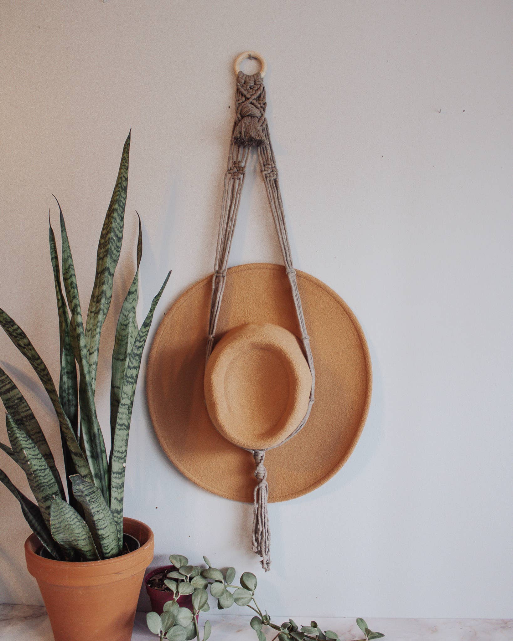 Modern Bo Studio - Wholesale Hat Rack - "Dakota" - Macrame Hat Hanger7