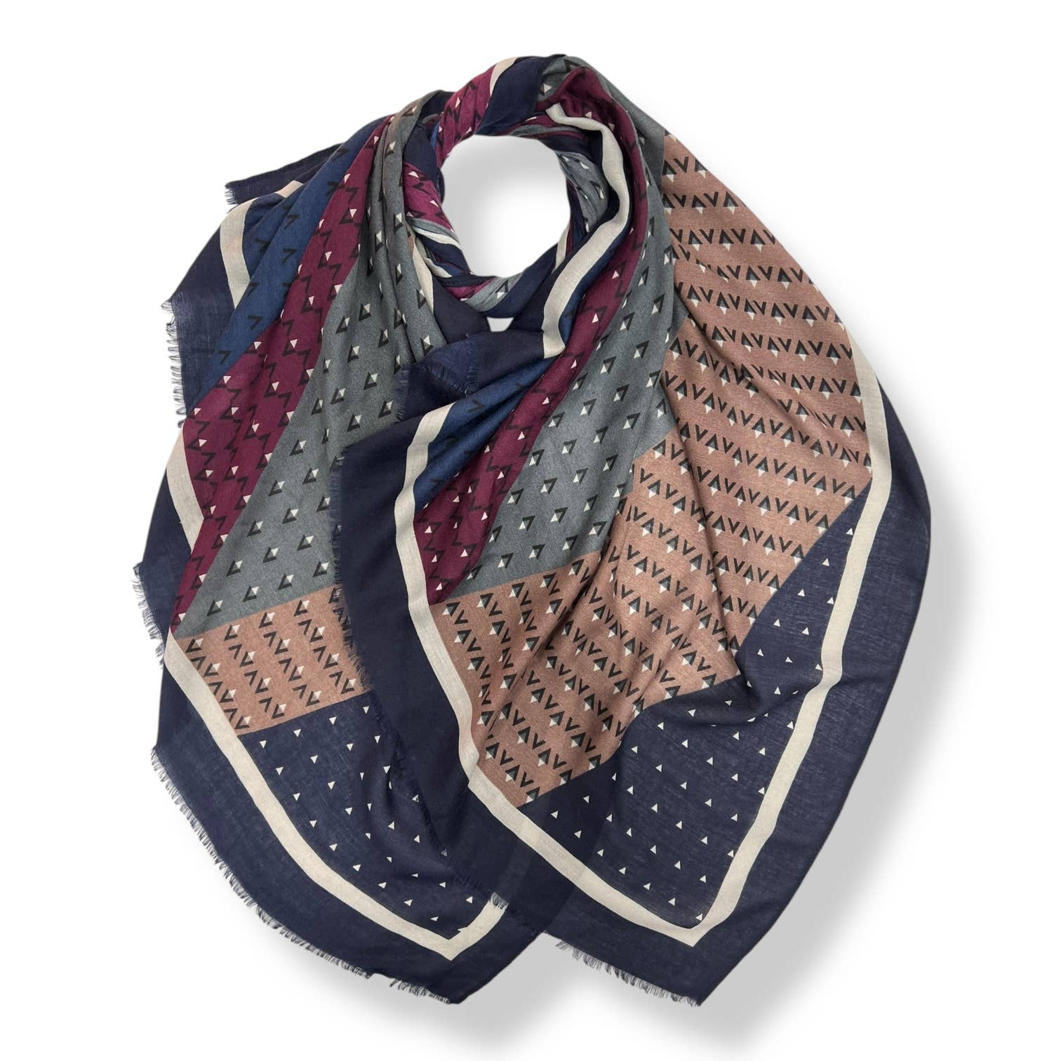 London Scarves - Vendita all'ingrosso Sciarpa - Donna - Sciarpa a motivo a V3