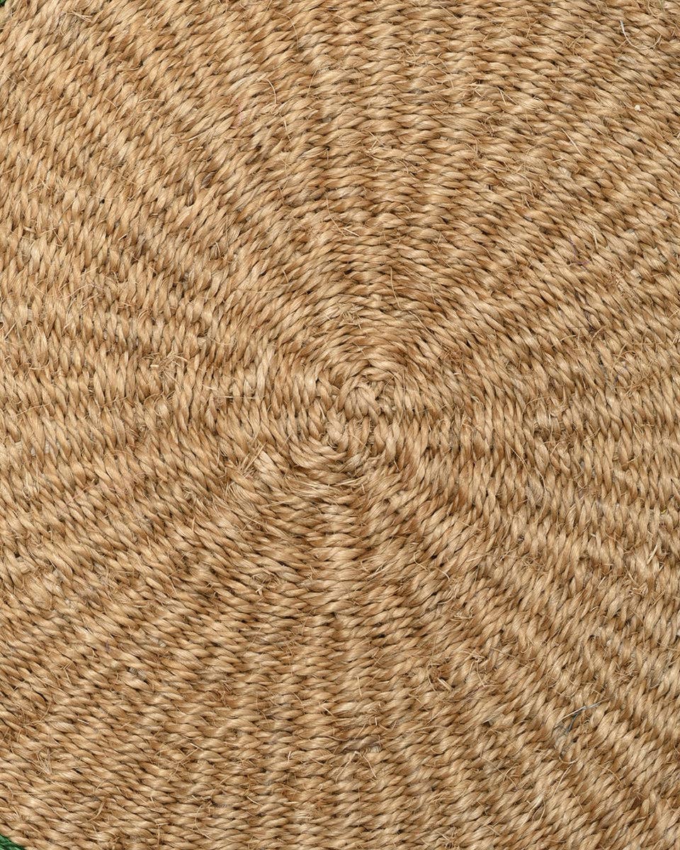 The Basket Room – wholesale Placemat – KAMARIA: Green Trim Handwoven Placemat | Tableware | Table Mat4