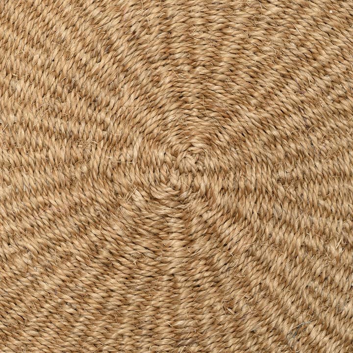 The Basket Room - Venta al por mayor Manteles individuales - KAMARIA: Individuales artesanales de sisal con borde verde | Vajilla | Mantel redondo4