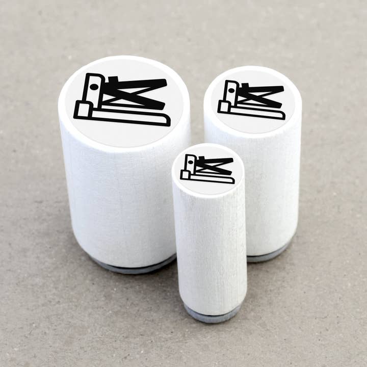 Merry and Bright - Wholesale Rubber/Decorative Stamp - Mini stamp stepper1