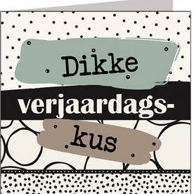 POSkaart | De Groot Design - Wholesale Everyday Greeting Card - Sprinkles Box 107