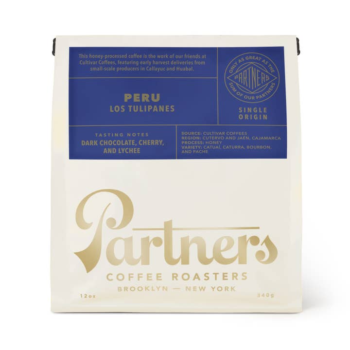 Peru Los Tulipanes (Single Origin) - 12oz Whole Bean for wholesale by Partners Coffee Roasters