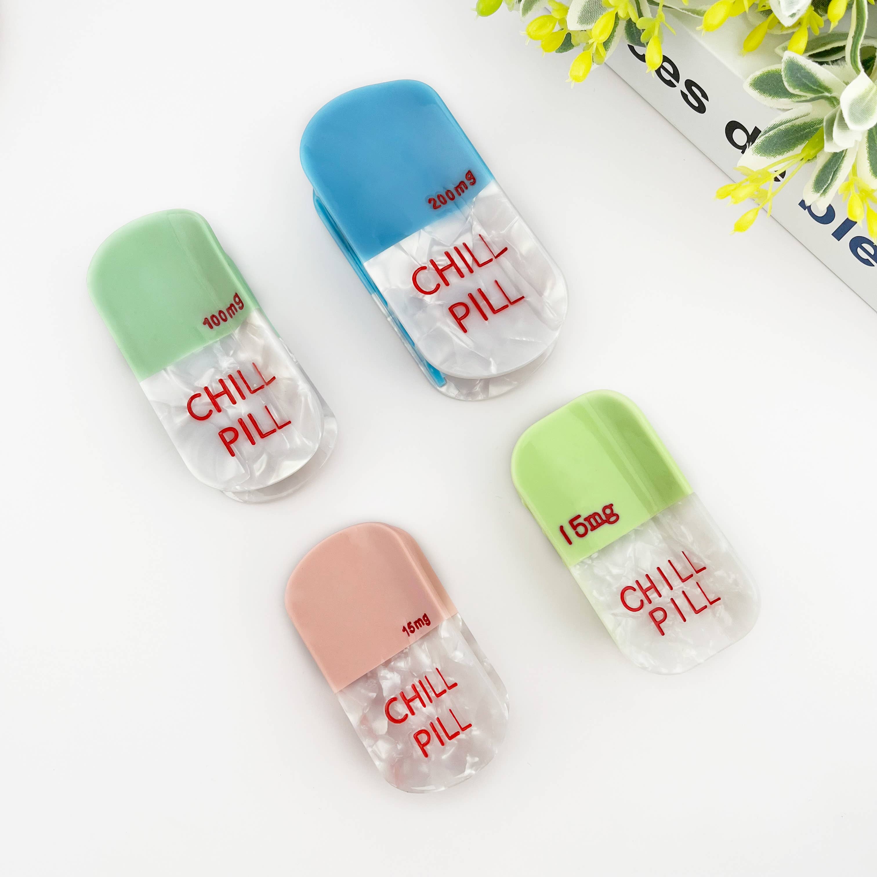 TheDivaSoap - Wholesale Hair Clip - Women's - Acetate Pill Hair Clips,Nurses Day Hair Claw Clip1