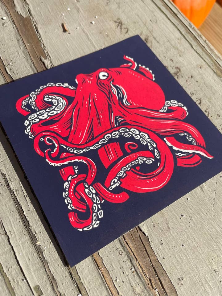 Giant Pacific Octopus - Digital Print for wholesale by Baileys General