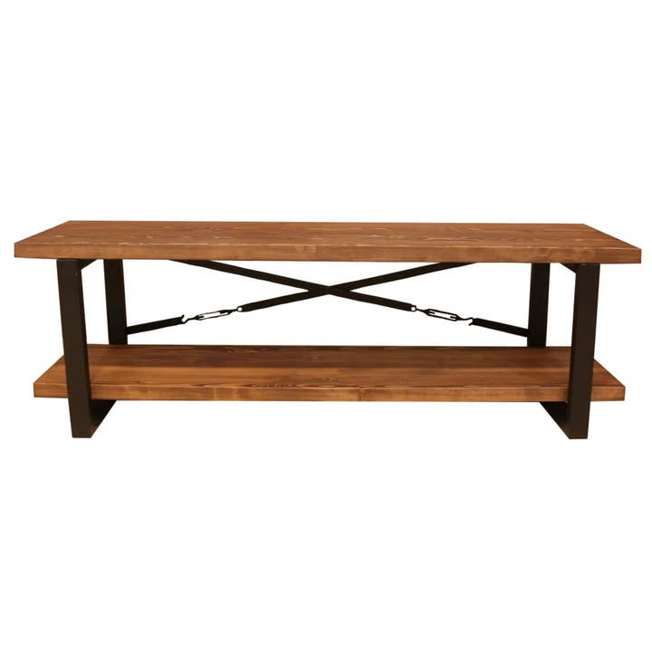 Renton Solid Pine Wood TV Stand for wholesale by Tomruque