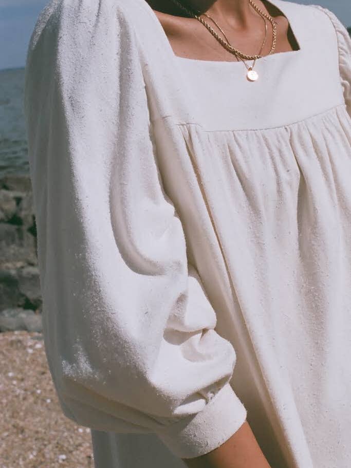 Na Nin – wholesale Dress – Women's – Eunice Raw Silk Muumuu