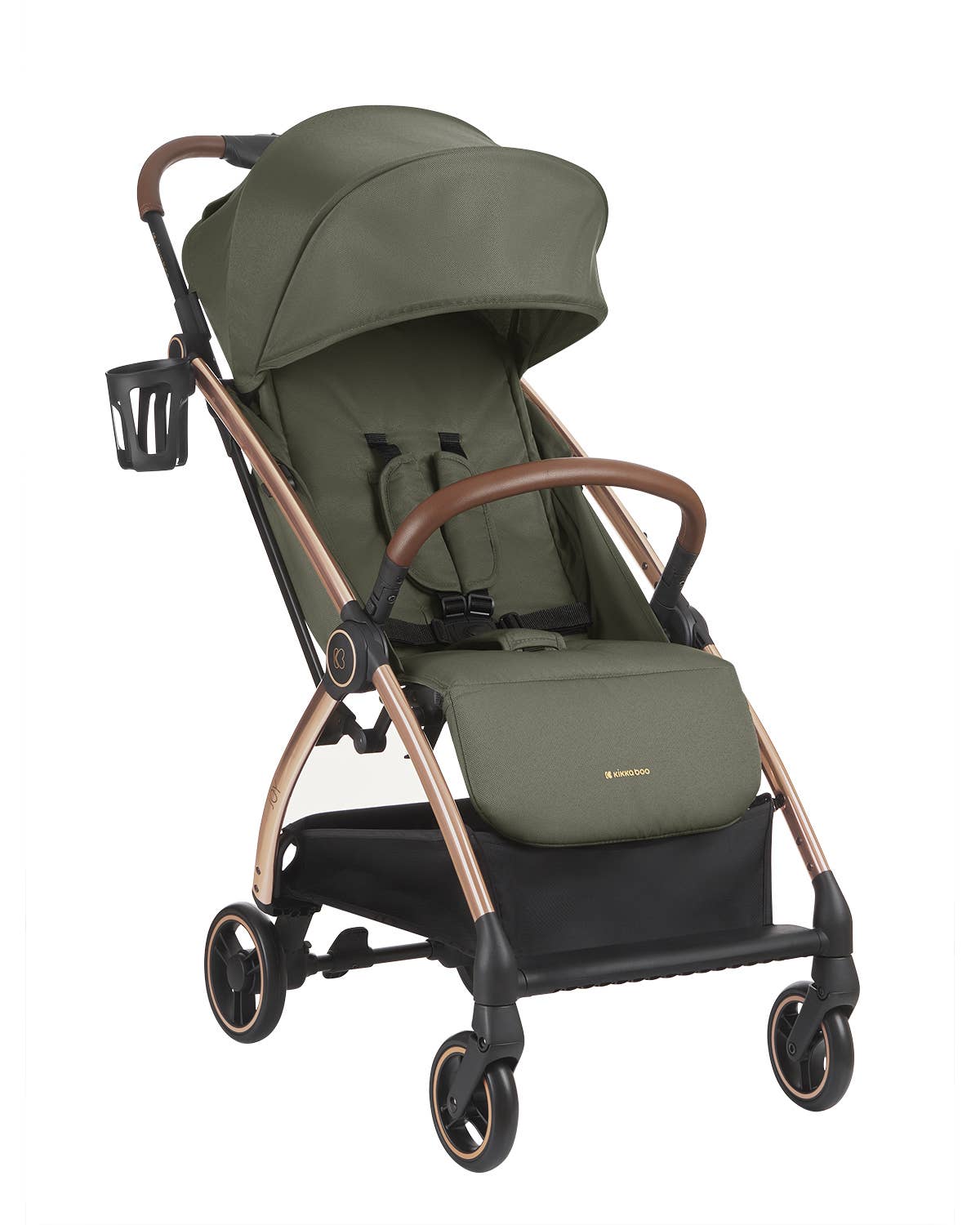 Kikkaboo – wholesale Stroller – Baby – Joy Military Green Self-Folding Stroller0