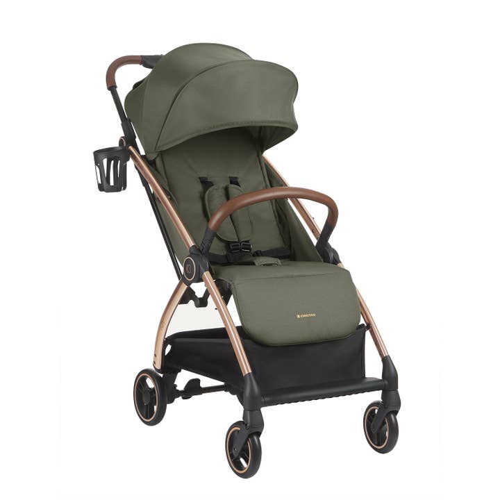 Kikkaboo – wholesale Stroller – Baby – Joy Military Green Self-Folding Stroller