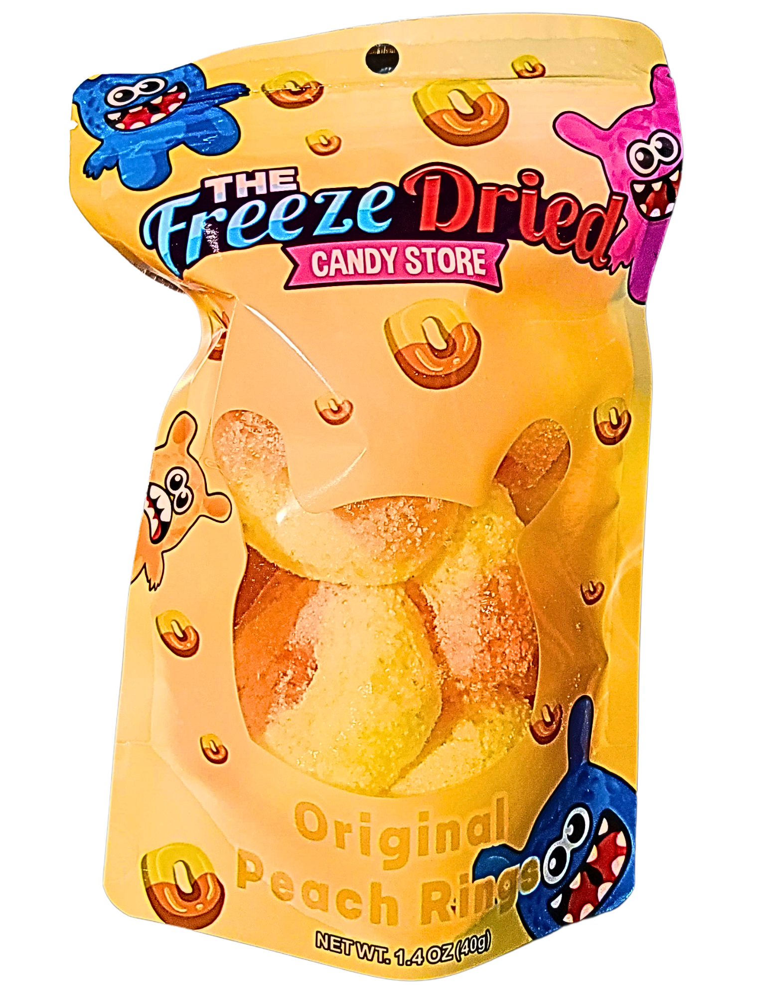 The Freeze Dried Candy Store - Wholesale Hard Candy - Freeze Dried Original Peach Rings3