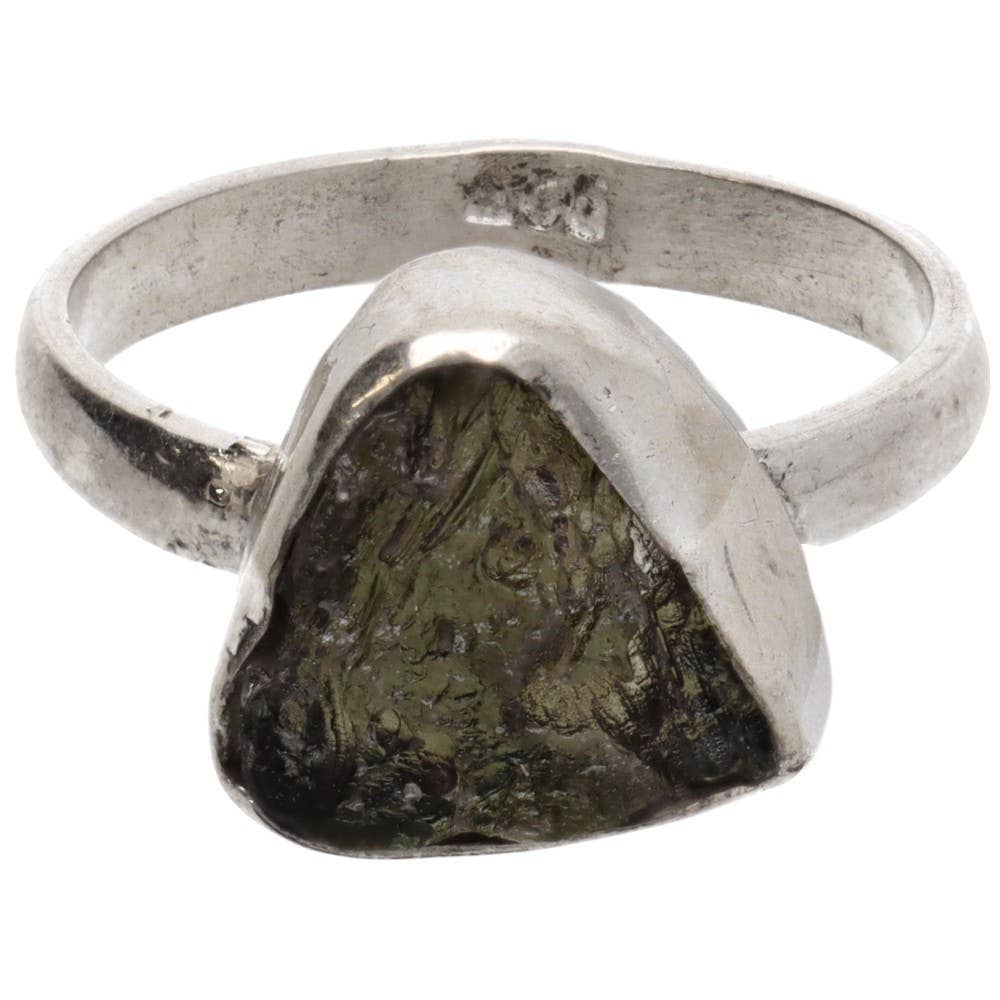 Vives de la Cortada S.L - Wholesale Multi-Stone Ring - Moldavite Ring in 925 Sterling Silver (3 - 3.9g)2