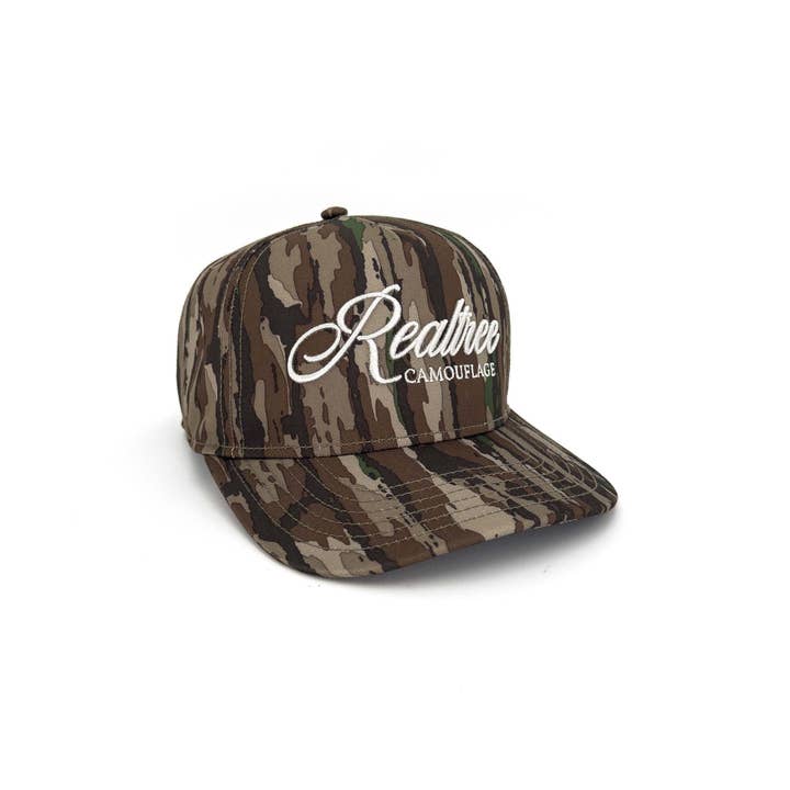 Center Stage Merchandising - Wholesale Baseball Cap - Unisex - Realtree Original Camouflage Script Cap1