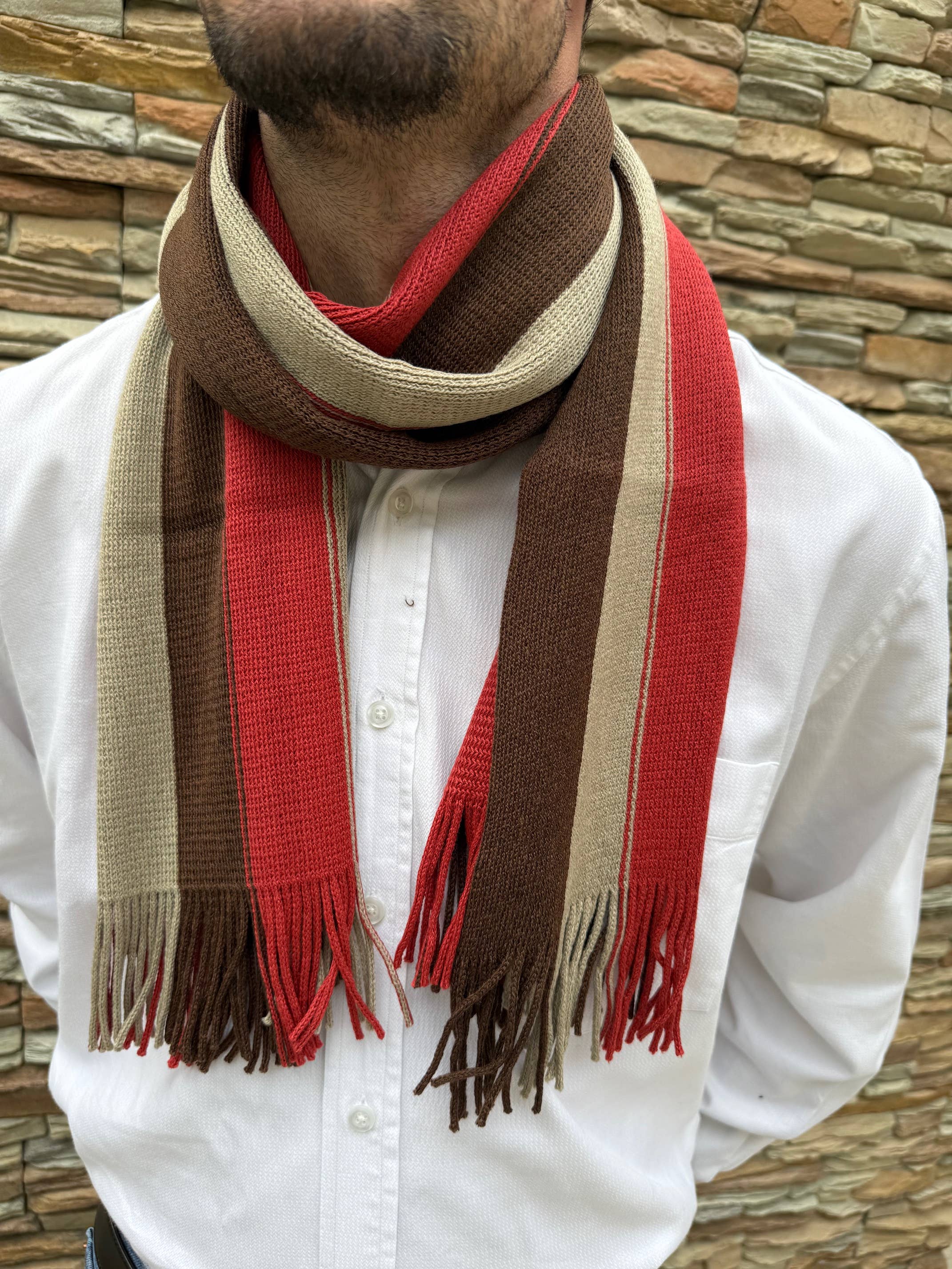 Maison Unik Accessoires - Wholesale Scarf - Men's - Men's Scarf – Made in France – 50% Wool