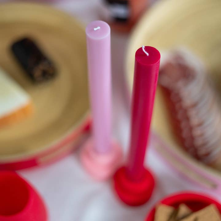 porter green | style + sustainability - Wholesale Candle holder - Cherry + Blush |Flipp Sml|Silicone Unbreakable Candle Holder12