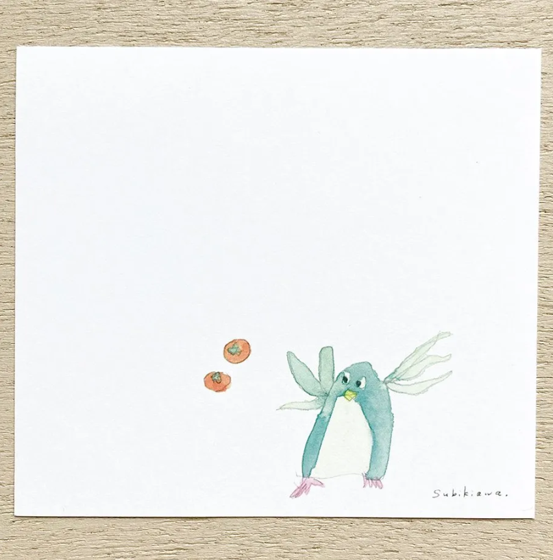 「FUNJI」In Japan - Vendita all'ingrosso Bloc notes - Subikiawa Blocco Note Giapponese - Cigno o Pinguino | 120 Fogli12