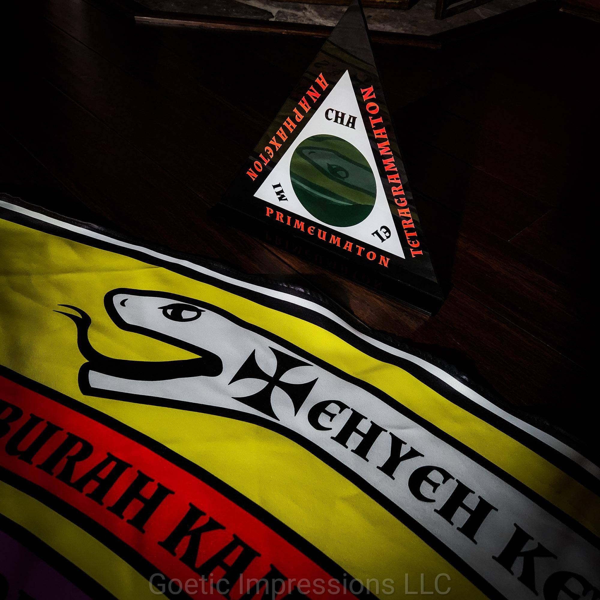 Goetic Impressions - Wholesale Meditation Supplies - Lesser Key of Solomon Magickal Circle and Triangle Complete Set5