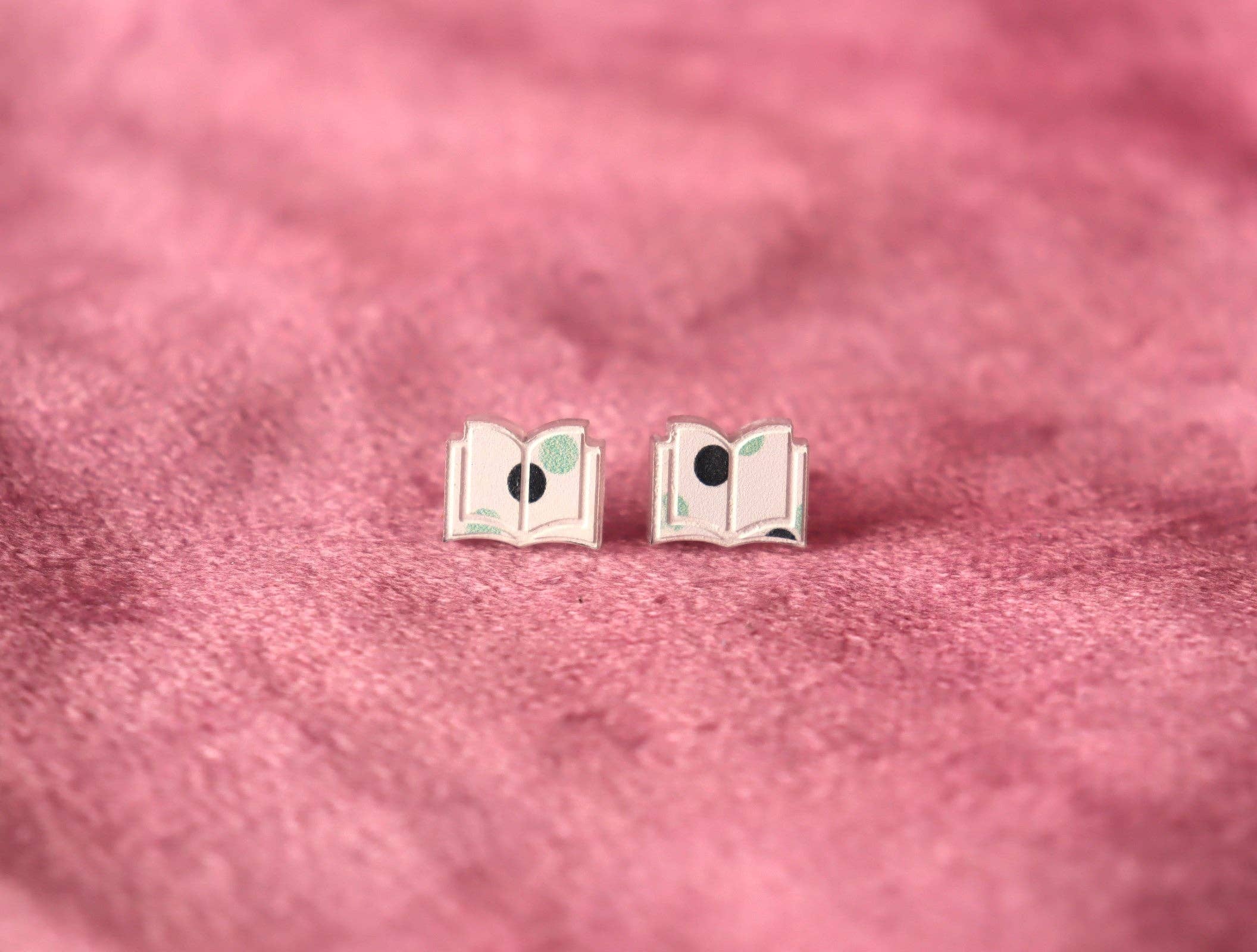 Sunshine Studio - Wholesale Stud/Post Earrings - Open Book Tiny Stud Earrings29