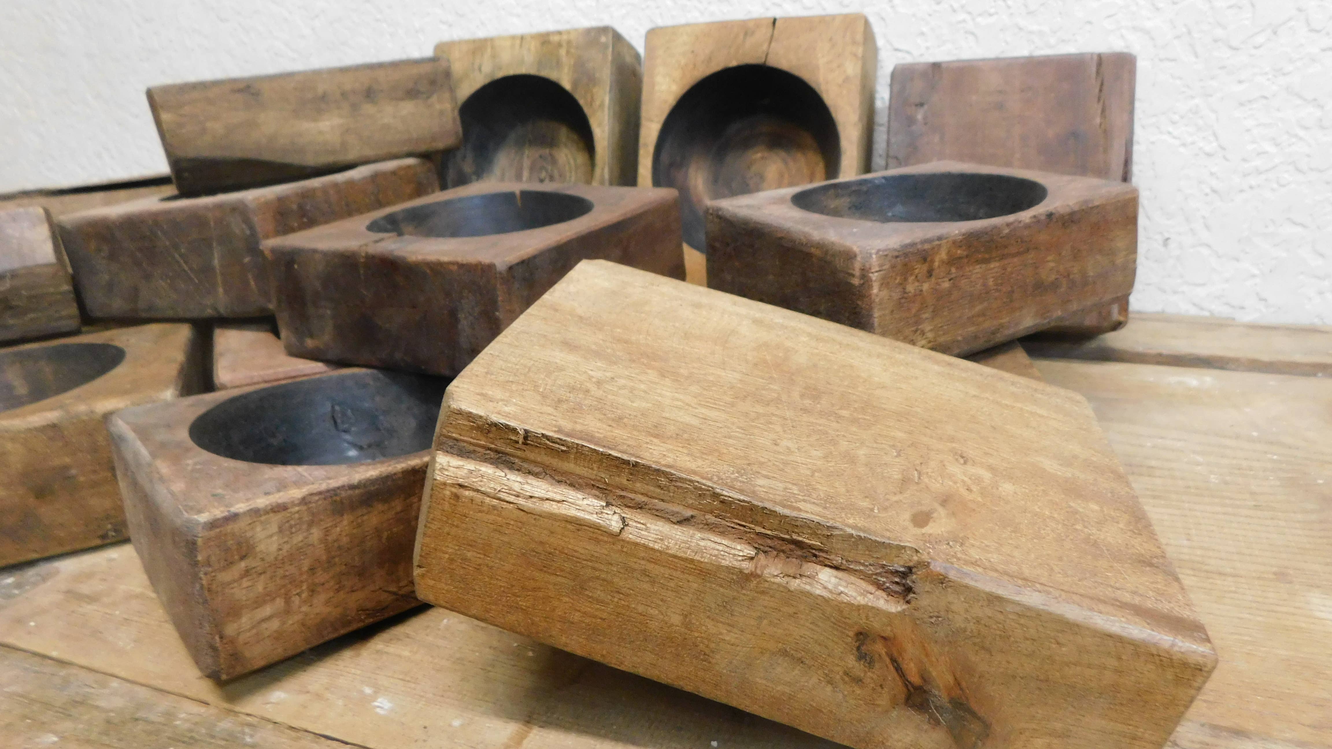 My Amigos Imports - Wholesale Decorative tray - NFC-WH5-One Hole Cheese Mold-NFC-Cheesemold-Waxed-$63