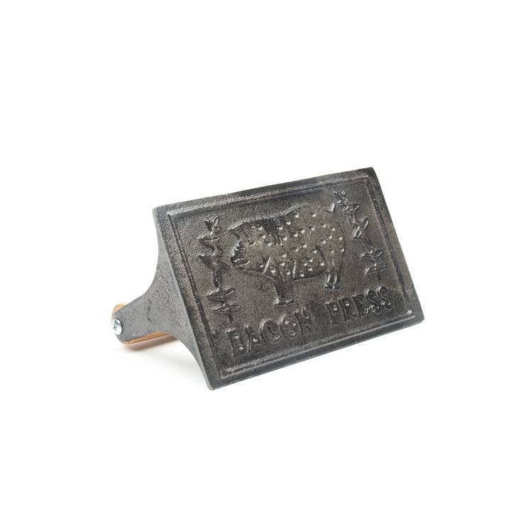 Fox Run Brands - Wholesale Kitchen Tool/Gadget - Fox Run Bacon Press, Cast Iron, 6.75" x 4" x 3"3