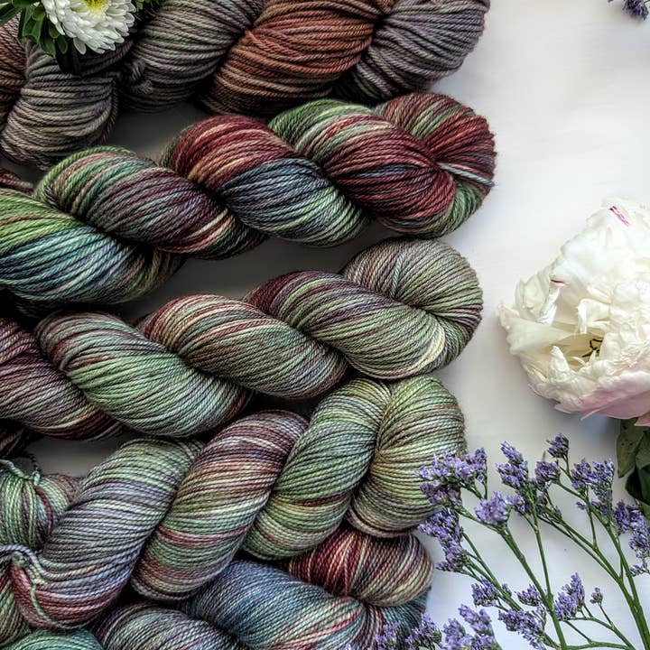 The Ginger Needle - Wholesale Yarn - Joshua Tree, Yarn Fingering Superwash Merino/Nylon 4-pack0