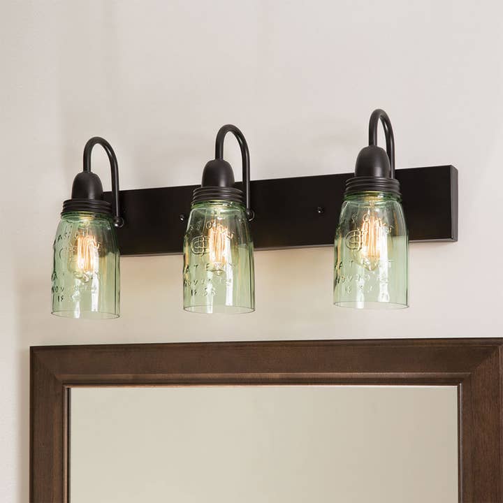 Mason Jar Vanity Lamp for wholesale by CTW Home Collection
