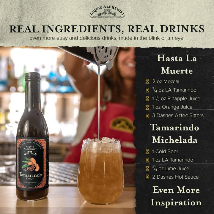 Liquid Alchemist Syrups - Wholesale Cocktail Mix/Syrup - Tamarindo Cocktail Syrup4