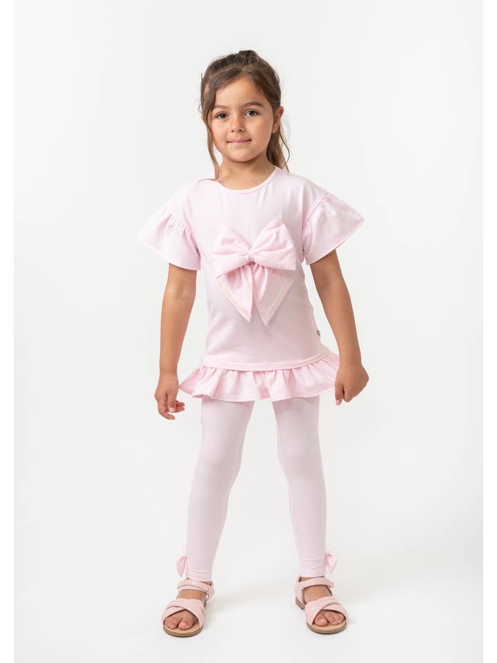 Caramelo Kids - Fashion Collection - Wholesale Top & Leggings Set - Kids - Elevated Essentials Ruffle Legging Set