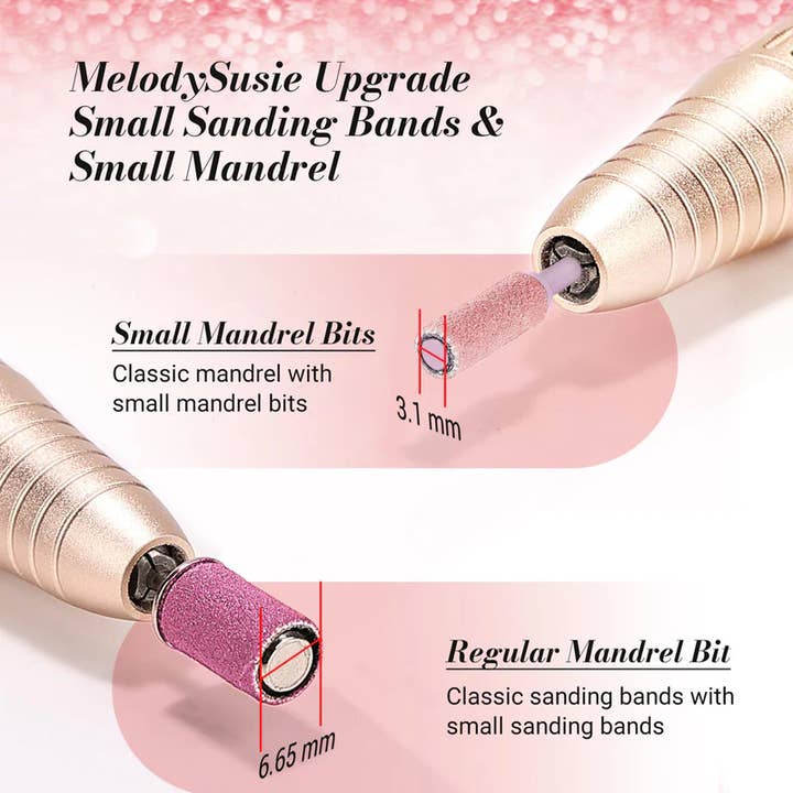 MELODYSUSIE - Wholesale Nailcare set - Professional Small Sanding Bands 50 Pcs 180#3