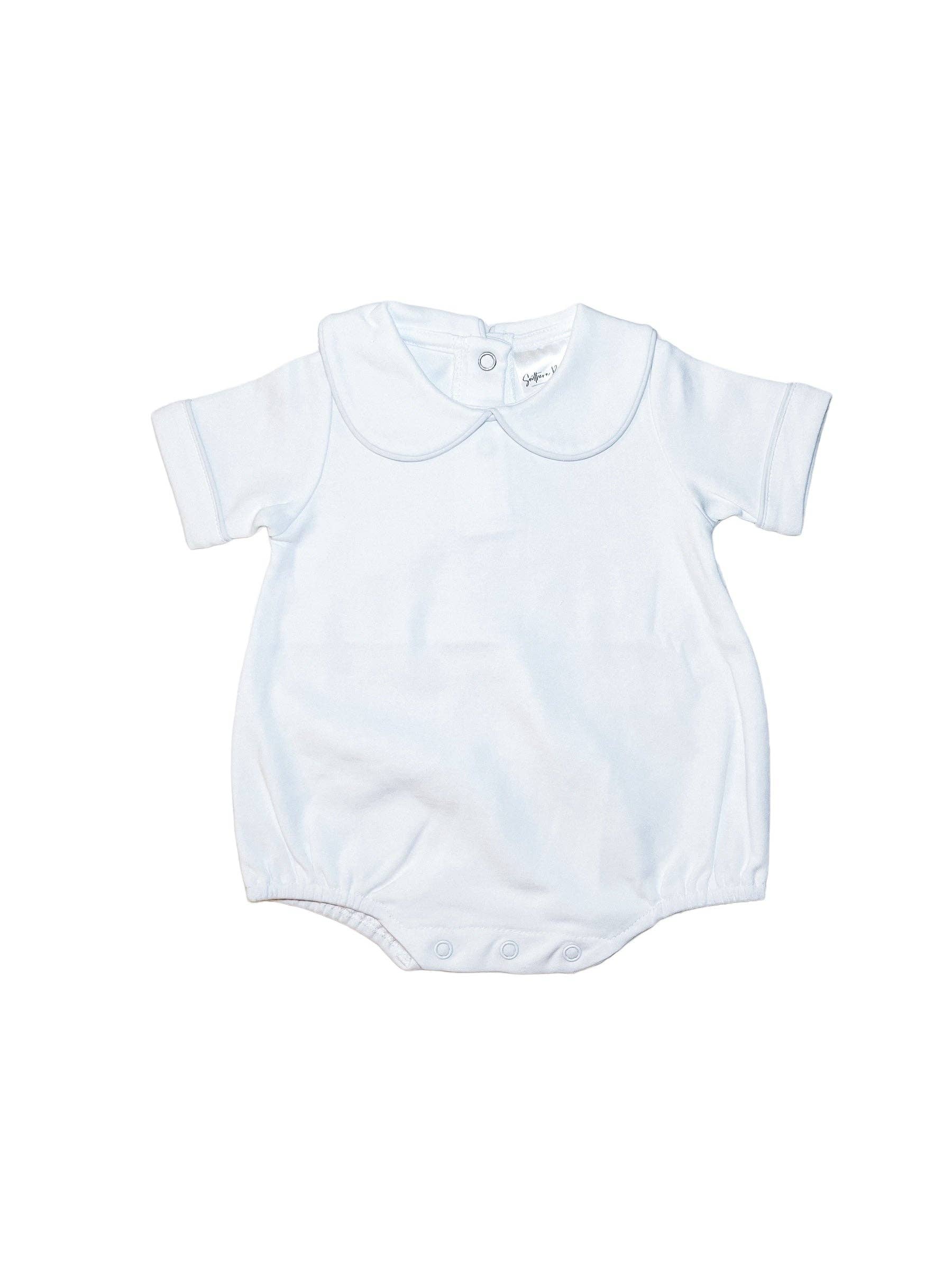 Southern Proper Blanks - Wholesale Bodysuit (Non-Footed) - Baby - Bubble - Piping Collared SS1