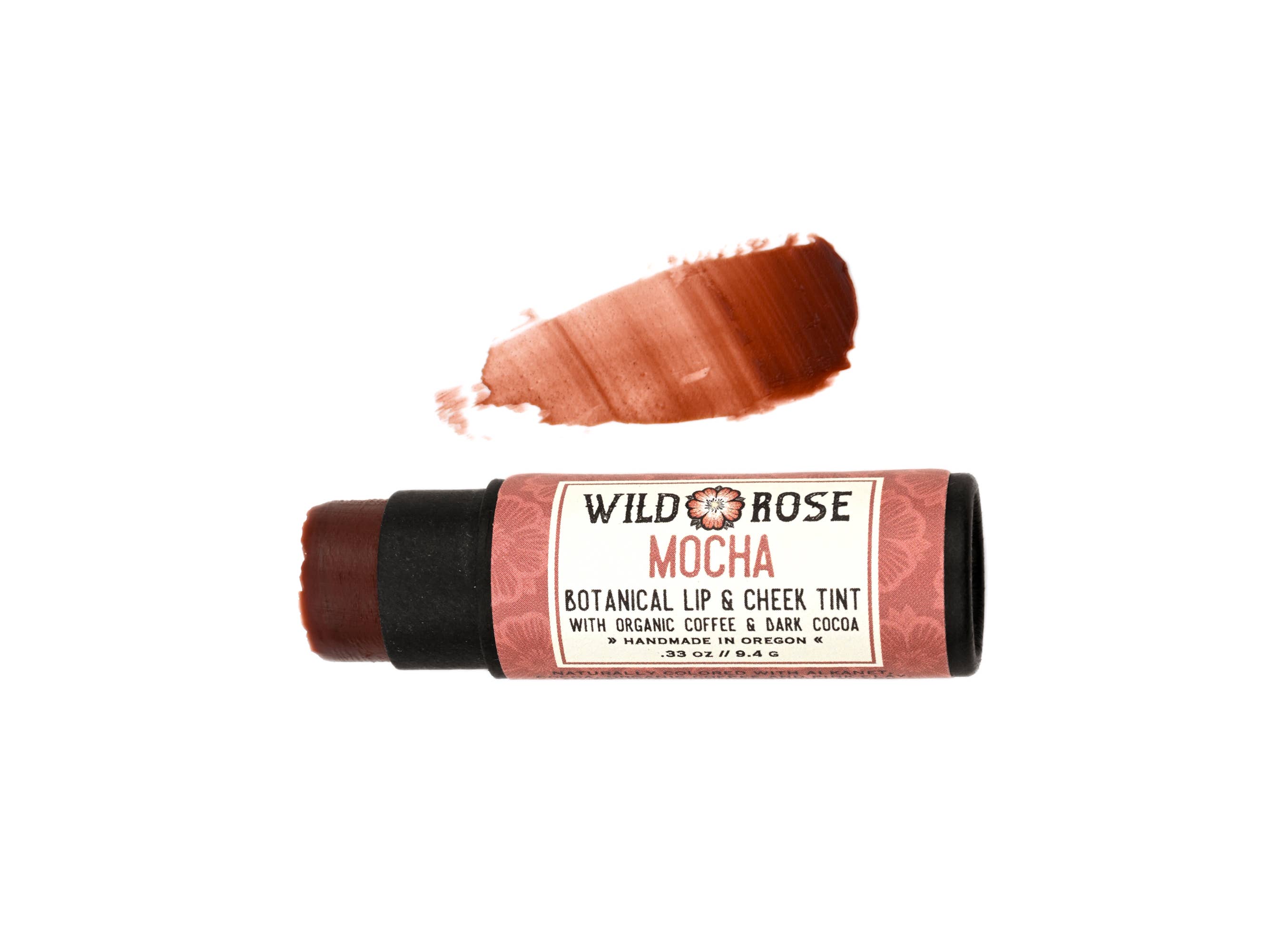 Wild Rose Herbs - Wholesale Lip Stain/Dye/Tint - Mocha Lip & Cheek Tint - Tube2
