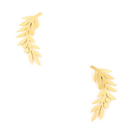 Fern Post Earrings for wholesale by Altiplano