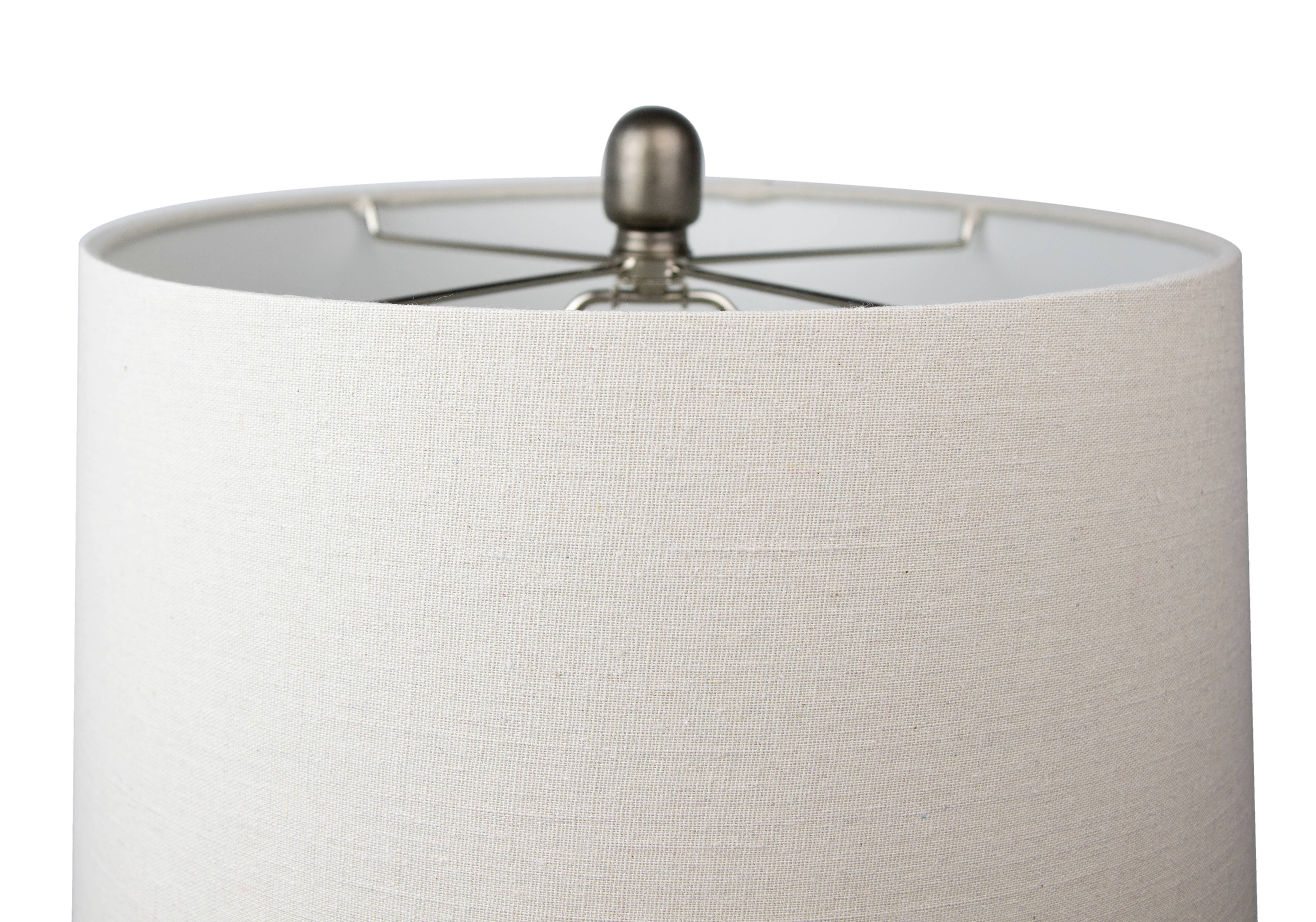 LumiSource and Grandview Gallery - Wholesale Accent/Desk Lamp - 29" Pebble Metal Table Lamps Teardrop Linen Shades (2PK)3