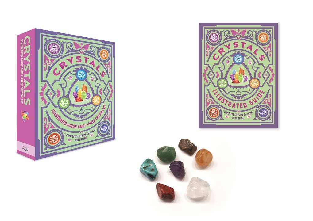 Texas Bookman - Wholesale Body, Mind & Spirit Book - Crystals: Chakra Healing Crystals Set and Guidebook1
