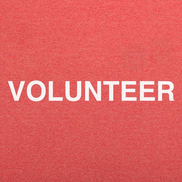 6DS - Wholesale Screen Printed T-Shirt - Men's - Volunteer (2-sided) Men's T-Shirt1