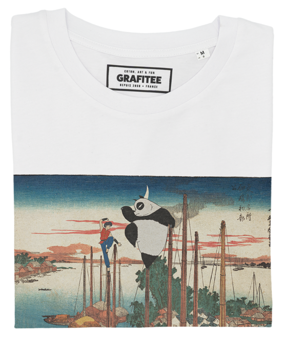 White Fight Time Tee - Manga Ranma 1/2 Tee for wholesale on Faire1