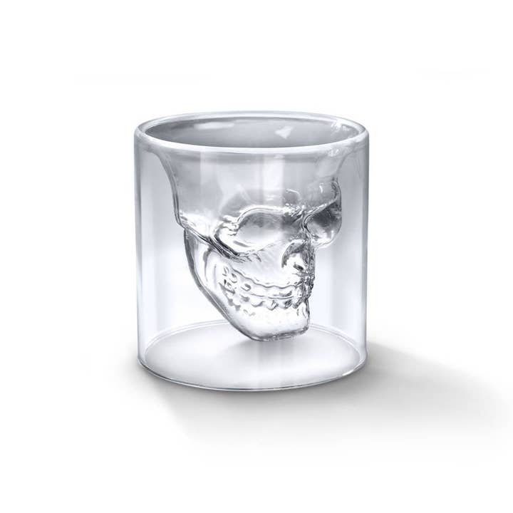 Fred & Friends - Wholesale Shot Glass - Doomed - Skull Shot Glass