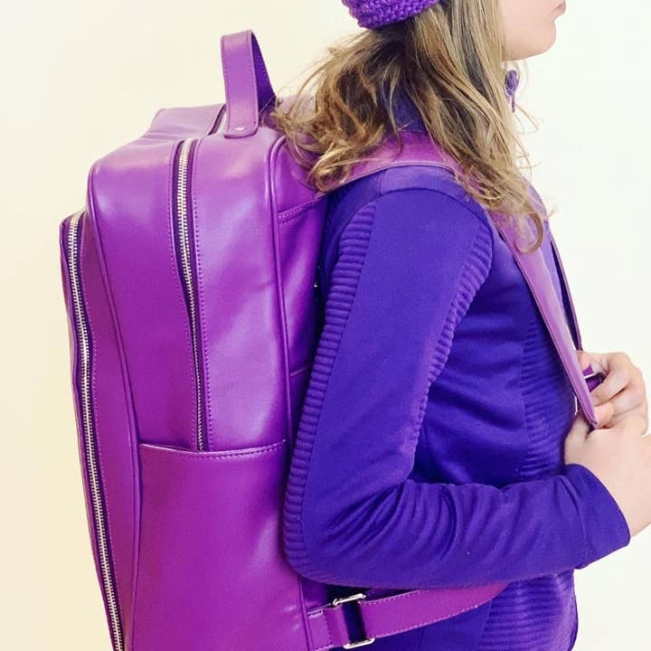PURPLE BACKPACK for wholesale by MONOCHROME