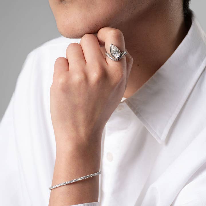 El&Elle - Wholesale Tennis Bracelet - Flex Moissanite Tennis Bracelet4