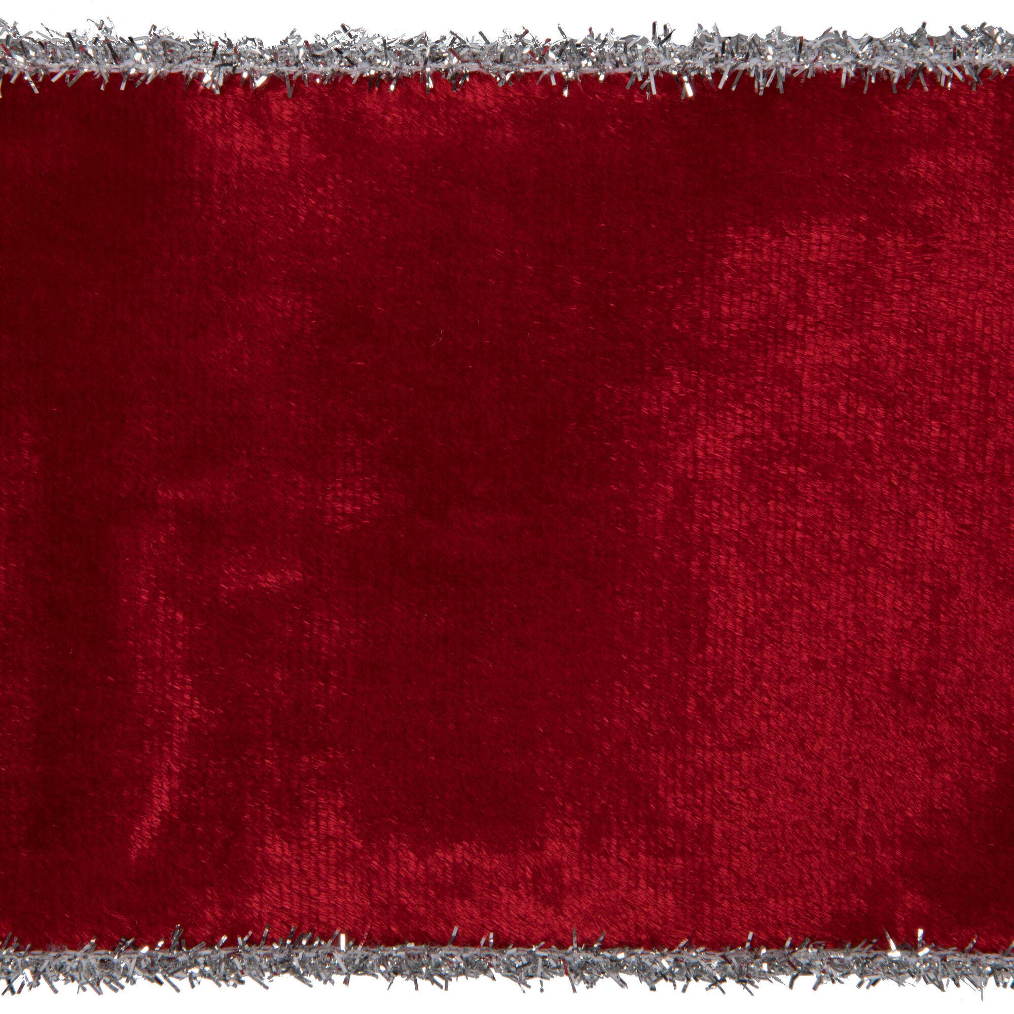 Vickerman 4"x5yd Red Viscose Velvet Ribbon for wholesale on Faire2