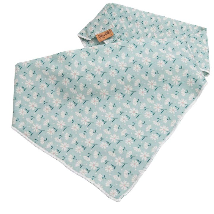 Blaue Gänseblümchen-Haargummi-Hundebandana für den Großhandel von Life for Pawz