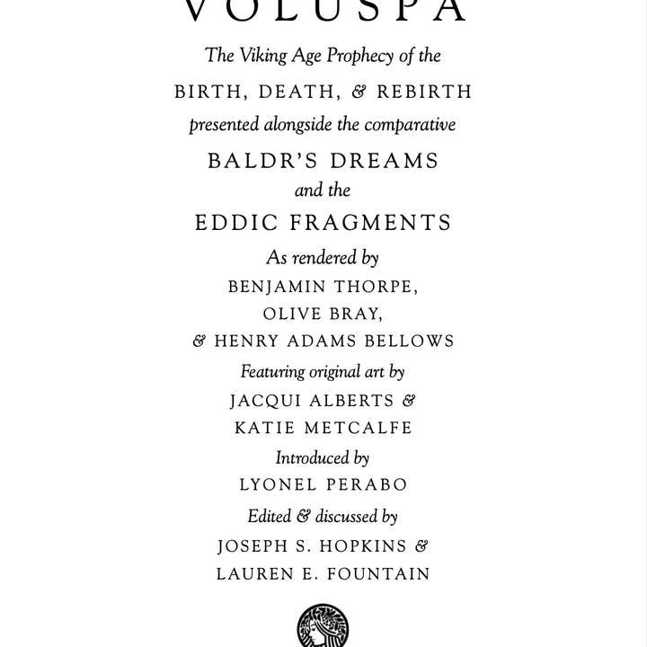 Hyldyr - Wholesale Poetry & Drama - The Comparative Völuspá2