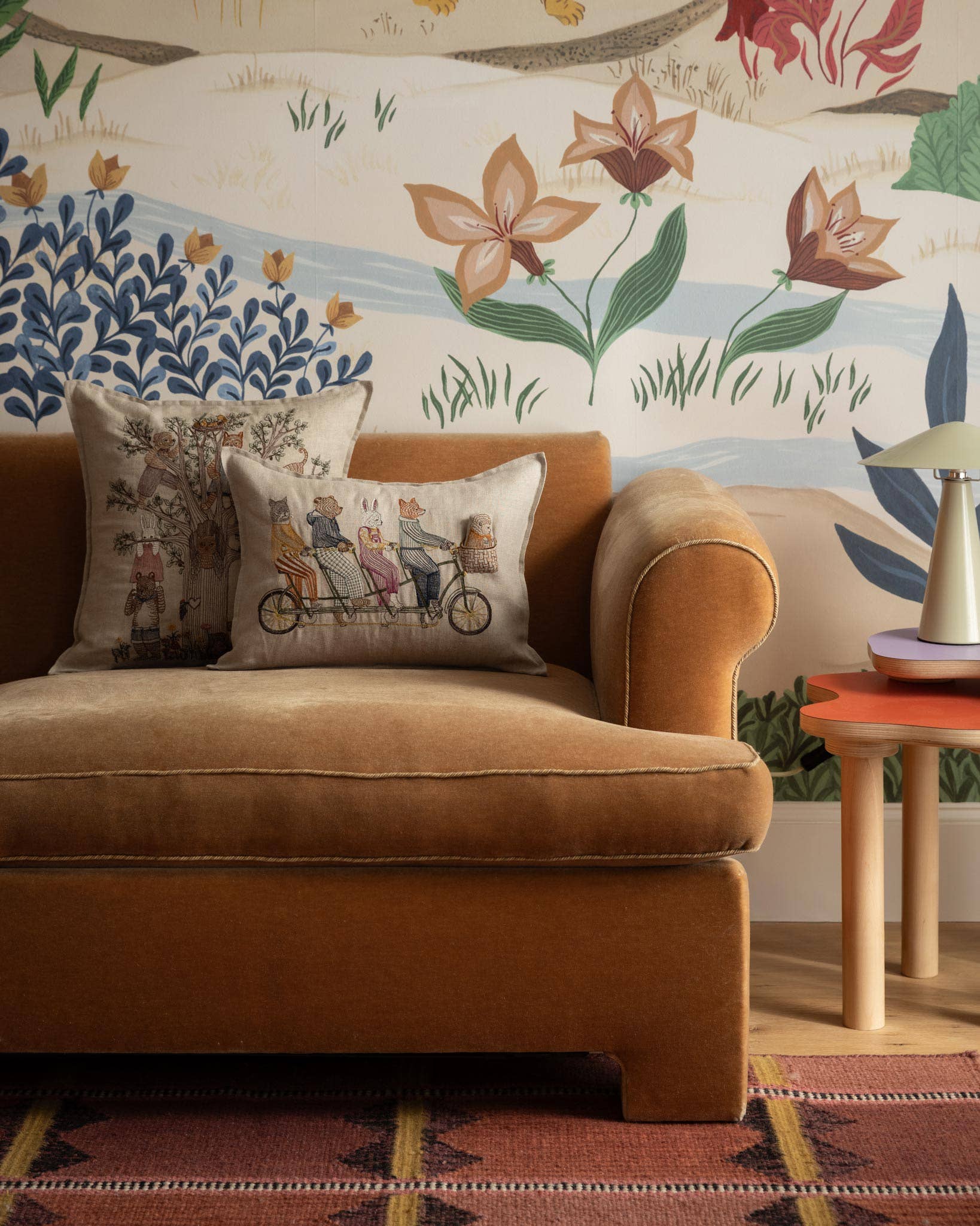 Coral & Tusk – wholesale Throw/decorative pillow – Tandem Bike Pocket Pillow5