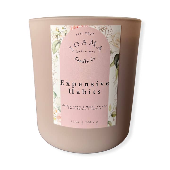 Expensive Habits for wholesale by JOAMA Candle Co