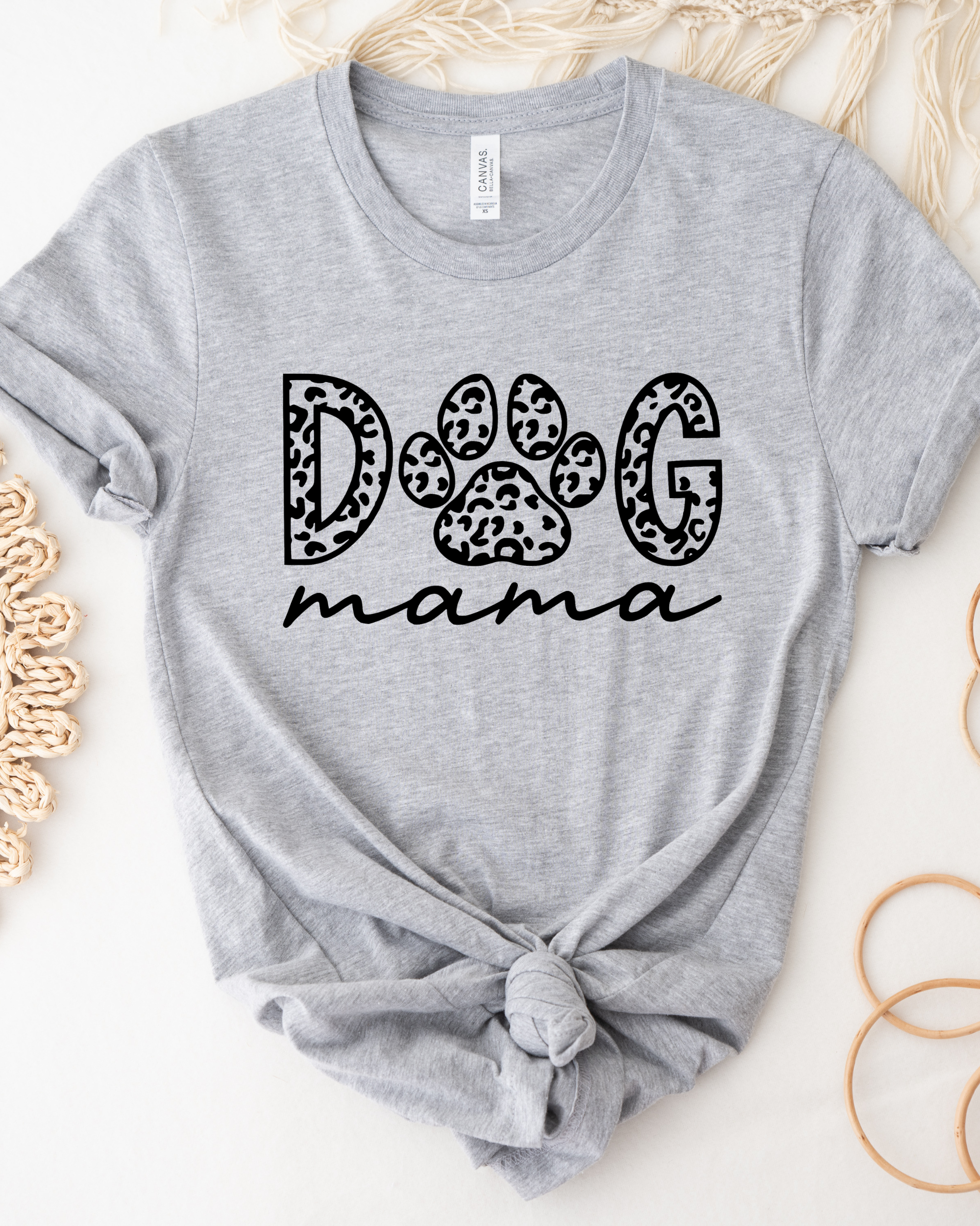 Desert Raine - Venta al por mayor Camiseta serigrafiada - Mujer - Camiseta Dog Mama - camiseta gráfica4
