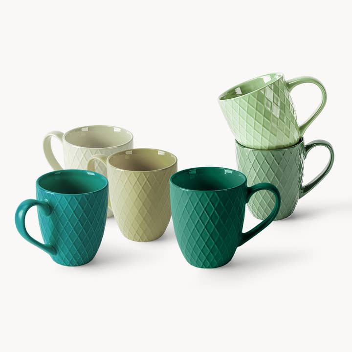 MIAMIO - Venta al por mayor Taza - Juego de tazas de café Colección Palmanova (6 x 400 ml)