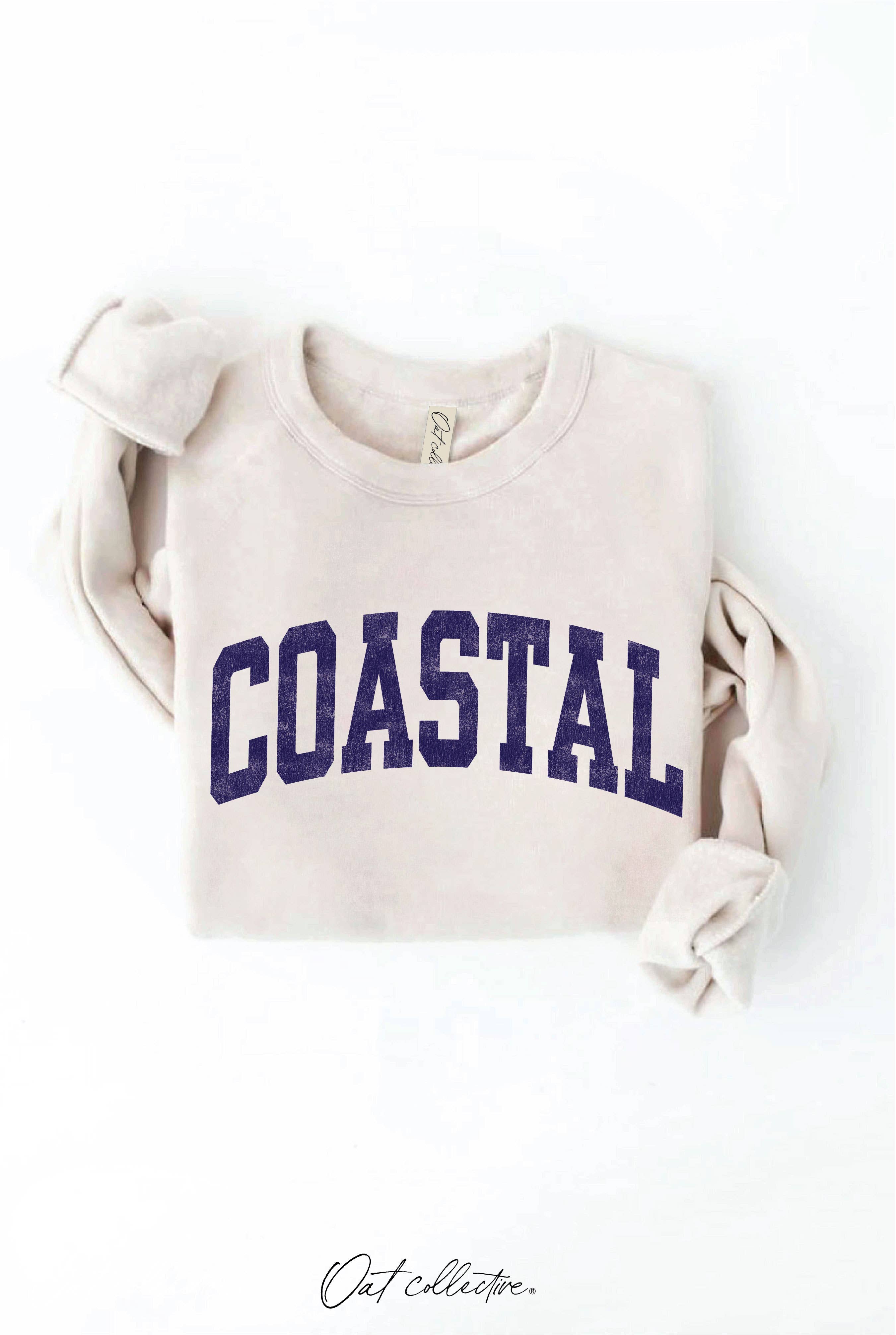 OAT COLLECTIVE - Wholesale Graphic Sweatshirt - Women's - COASTAL Graphic Sweatshirt0