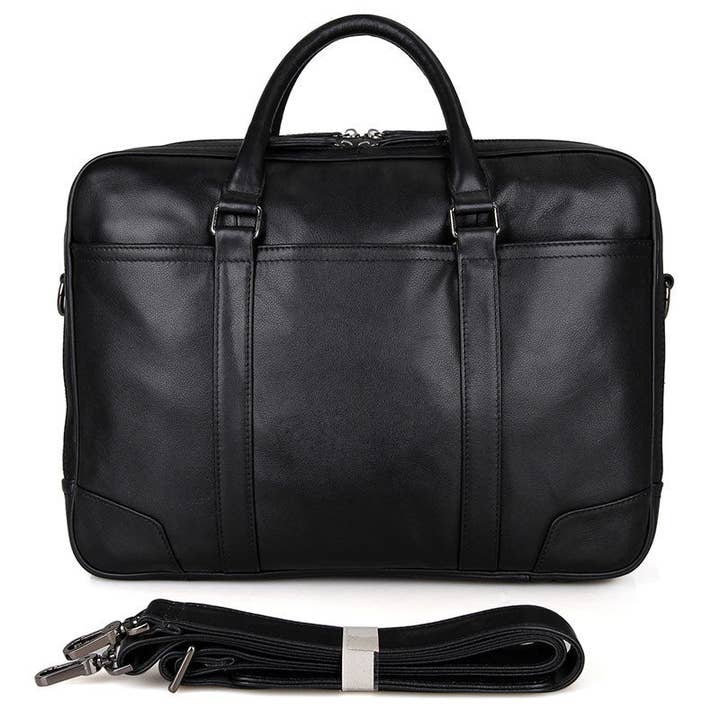 ROCKCOW Full Grain Leather Briefcase, Leather Laptop Bag, Messenger Shoulder Bag for wholesale by RockCow Leather Studio