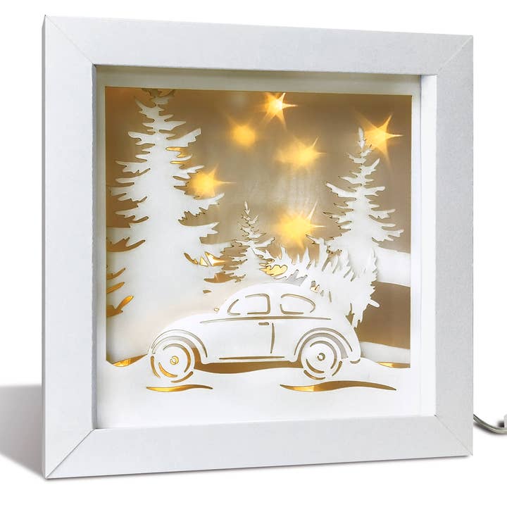 URSUS® / Buntpapierfabrik Ludwig Bähr GmbH & Co. KG - Wholesale DIY Craft Kit - Shadow Box “Christmas tree”