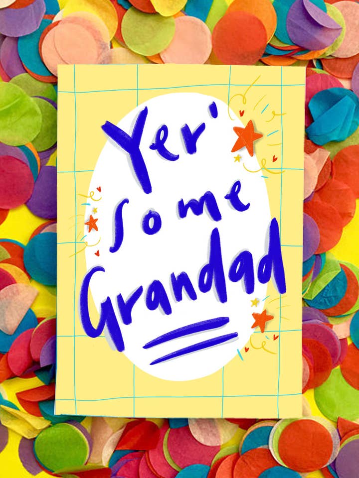 Je bent een opa! Schotse grootvaderkaart - Vaderdag voor wholesale door Claire Barclay Draws
